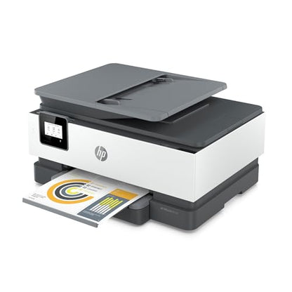 HP OfficeJet 8015e Wireless Color All-in-One Printer with 6 months of ink included with HP+ (228F5A)