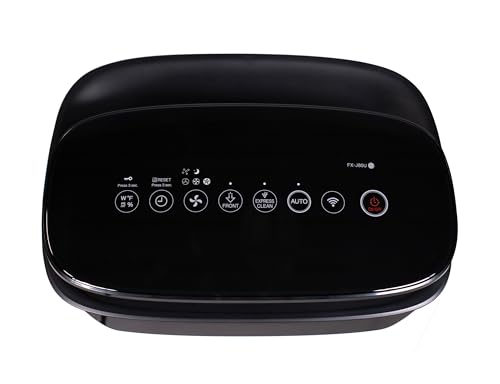 SHARP Smart Air Purifier for XL Rooms – Covers up to 2,430 sqft in one hour, Compatible w/Alexa, True HEPA Filter Air Purifier for Living Room, Dust, Smoke, Pollen - FXJ80UW