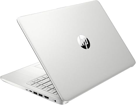 HP 14" Student-Laptop office365 Copilot AI, 4-Cores Intel N150(Up to 3.6GHz) 16GB RAM 384GB Storage(128GB UFS + 256GB Ghost Manta SD Card) Computer-Laptop with Wi-Fi 6 Win11 Natural Silver
