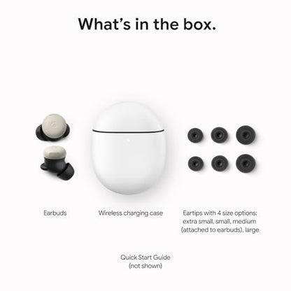 Google Pixel Buds Pro 2 - Wireless Earbuds with Active Noise Cancellation – Bluetooth Headphones - Porcelain
