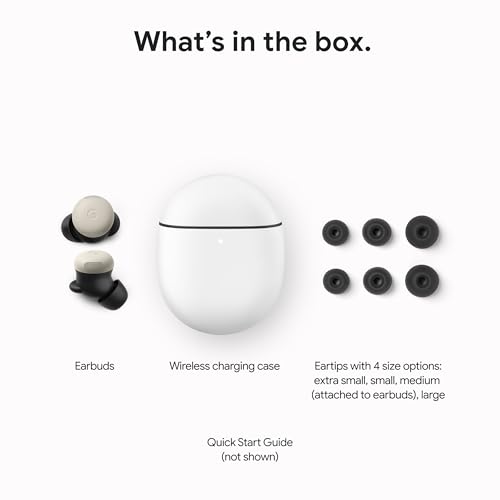 Google Pixel Buds Pro 2 - Wireless Earbuds with Active Noise Cancellation – Bluetooth Headphones - Porcelain