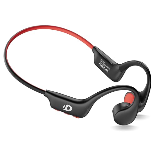 DEMICEA Open Ear Sport Headphones, Wireless Bone Conduction Earphones, Built-in 32GB MP3,with Mic, IP68, Sweat & Water Resistant, Up to 8 Hours Battery, Bluetooth 5.3,for Running,Workouts