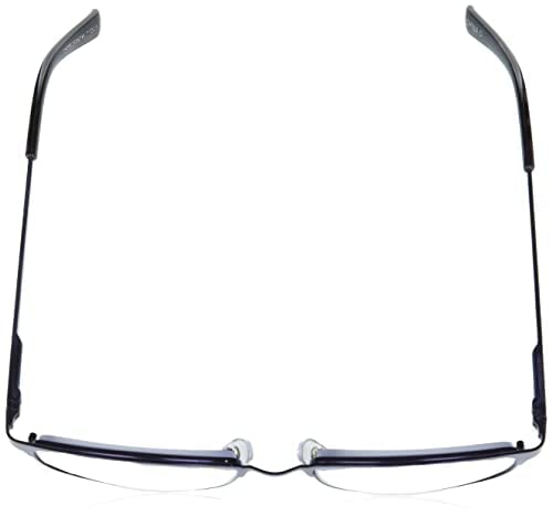 Foster Grant Men's Braydon Multifocus Rectangular Reading Glasses, Matte Navy Blue/Transparent, 54 mm + 2.75