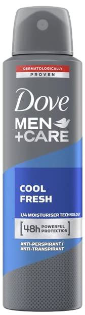 Dove Men+ Care Dry Spray Antiperspirant Deodorant 150 ML Pack of 6 Mixed Scents 5 Fl Oz (Pack of 6) 30 Fl Oz