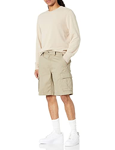 Amazon Essentials Men's Classic-Fit Cargo Short (Available in Big & Tall), Dark Khaki Brown, 36