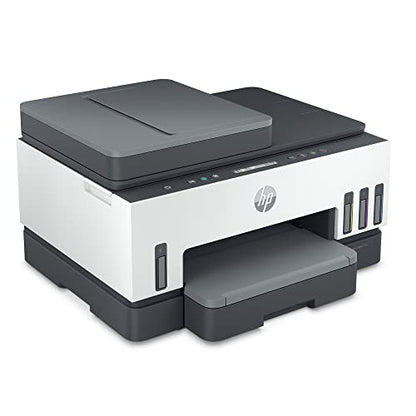 HP Smart -Tank 7301 Wireless All-in-One Cartridge-free Ink Printer, up to 2 years of ink included, mobile print, scan, copy, automatic document feeder (28B70A), Gray