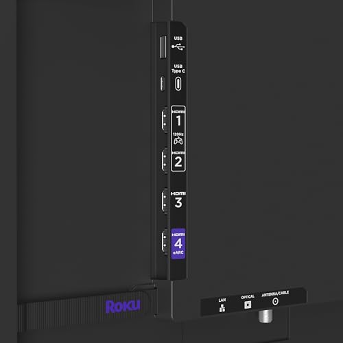 Roku Smart TV – 65-Inch Pro Series 4K QLED RokuTV with Backlit Roku Voice Remote Pro, Dolby Vision IQ, 120Hz Refresh Rate – Live Local News, Sports, Gaming