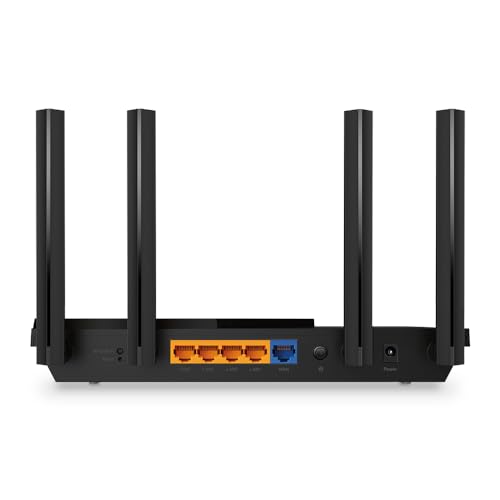 TP-Link AX1800 WiFi 6 Router (Archer AX21) – Dual Band Wireless Internet Router, Gigabit Router, Easy Mesh, Works with Alexa - A Certified for Humans Device