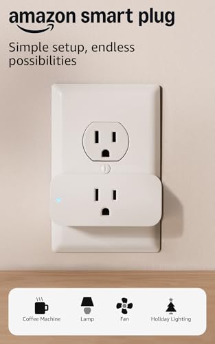Amazon Smart Plug | Works with Alexa | Simple Setup, Endless Possibilities (2-Pack)