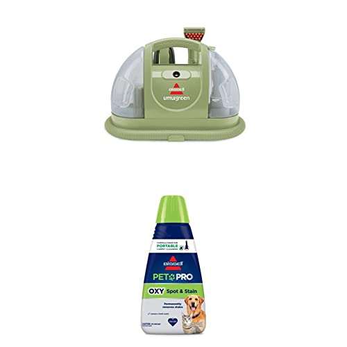 BUNDLE Little Green Portable Carpet Cleaner + PET PRO OXY Spot & Stain Formula, 32 oz.