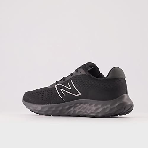 New Balance Men's 520 V8 Running Shoe, Black/Black, 12