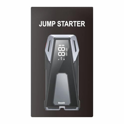 Car Battery Jump Starter 4000A Jump Box (8.5L Gas/8.0L Diesel), Car Jumper Starter Portable Car Jump Starter Battery Pack with Extended Smart Jumper Cables, Quick Charge, Large Display, Lights
