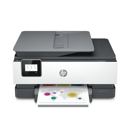 HP OfficeJet 8015e Wireless Color All-in-One Printer with 6 months of ink included with HP+ (228F5A)