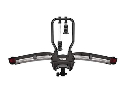 Thule EasyFold XT 2 Hitch Bike Rack - E-Bike Compatible - Fits 2" and 1, 1/4" receivers - Tool-Free Installation - Fully Foldable - Easy Trunk Access - Fully Locking - 130lb Load Capacity