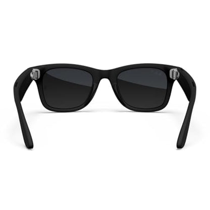 Meta Ray-Ban Smart Glasses, Wayfarer, Matte Black/Polarized Gradient Graphite, Regular