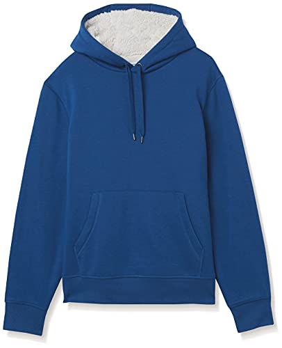 Amazon Essentials Men's Sherpa-Lined Pullover Hoodie, Teal Blue, X-Large