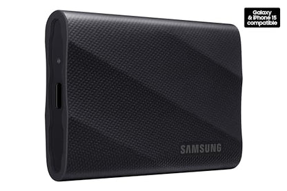 Samsung T9 Portable SSD 2TB, USB 3.2 Gen 2x2 External Solid State Drive, Seq. Read Speeds Up to 2,000MB/s for Gaming, Students and Professionals, MU-PG2T0B/AM, Black