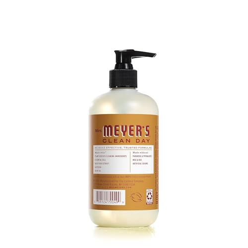 MRS. MEYER'S CLEAN DAY Hand Soap, Made with Essential Oils, Apple Cider, 12.5 Fl Oz (Pack of 3)