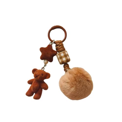 HeriNova Cute Bear Phone Charms Aesthetic Y2K Cellphone Charms Strap Y2K Accessories for Phone Bag Keychain Airpods Camera Pendants Decor