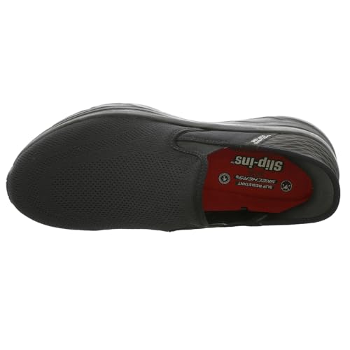 Skechers Men's Hands Free Slip-Ins D'Lux Walker SR Joden Health Care Professional Shoe, Black, 11.5 Wide