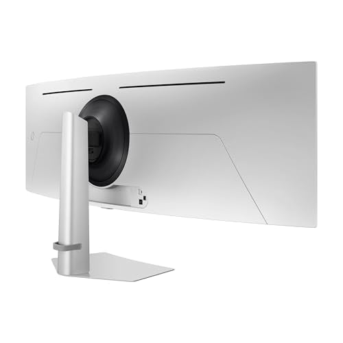 Samsung 49" Odyssey OLED G9 (G91SD) Dual QHD QD-OLED G-Sync Compatible Curved Gaming Monitor, 144Hz, 0.03ms, AMD FreeSync Premium Pro, Ergonomic Stand, 3 Year Warranty, LS49DG910SNXZA, 2024