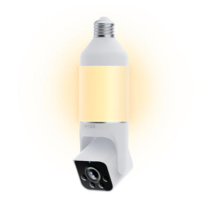 WYZE Bulb Cam - 2K HD Smart Light Bulb Security Camera, E26 Socket