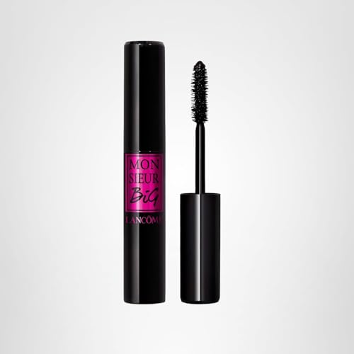 Lancôme Monsieur Big Mascara – Instant Volume Mascara with False Lash Effect – Up to 12x More Volume & 24-Hour Wear - Volumizing & Lengthening Mascara - Smudge & Flake Free – Black