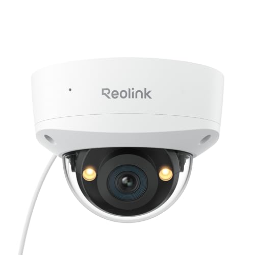 REOLINK RLC-1240A 12MP Vandal-Proof Outdoor PoE Security Camera | 145° Wide Viewing Angle, Color Night Vision, Two-Way Talk, Smart Person/Vehicle/Animal Detection, Weatherproof