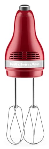 KitchenAid 5 Ultra Power Speed Hand Mixer - KHM512, Empire Red (1 Pack)