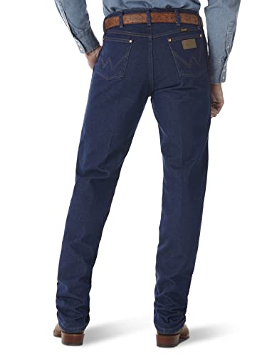 Wrangler Men's 13MWZ Cowboy Cut Original Fit Jean, Prewashed Indigo, 32W x 34L