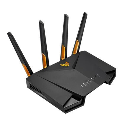 ASUS TUF Gaming WiFi 6 Router (TUF-AX4200) - Dedicated Gaming Port, Dual 2.5G Port, 3 Steps Port Forwarding, Extendable Router with AiMesh Technology, AiProtection Pro, VPN, Instant Guard