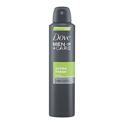 Dove Men+Care | Extra Fresh Anti-Perspirant 48 Hour Powerful Protection| 8.45 fl oz-250ML, 50.7 Fl Oz (Pack of 6)