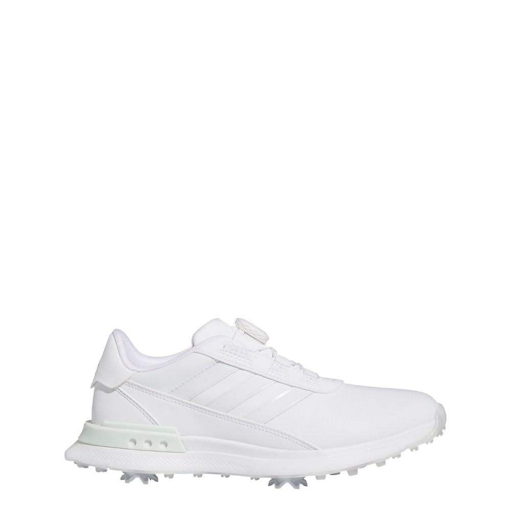 adidas Women's S2G Spikeless BOA 24 Golf Shoes, Footwear White/Crystal Jade, 5.5