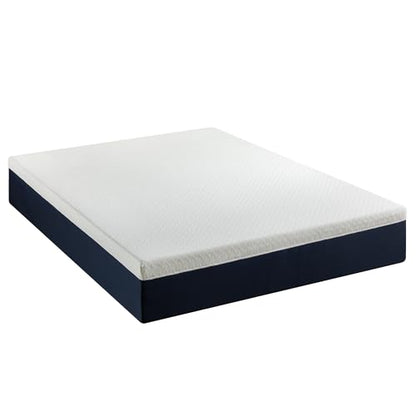 ZINUS 12 Inch Cooling Comfort Hybrid Mattress [New Version], Queen, Fiberglass Free, Medium Firm Feel, Motion Isolation, Certified Safe Foams & Fabric, Mattress in A Box
