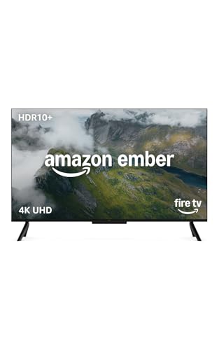 Amazon Ember 55" 4-Series with Fire TV (newest model), 4K Ultra HD smart TV with Alexa Remote, HDR10+, fast processor, Dolby Audio, Ambient Experience, free and live TV, find shows faster with Alexa+