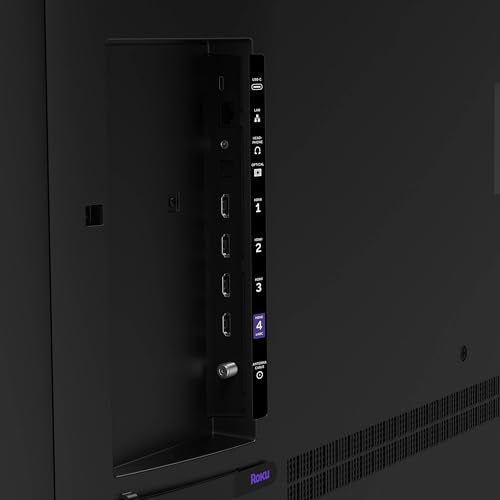 Roku Smart TV 2025 – 65-Inch Plus Series, Mini-LED TV – RokuTV with Enhanced Voice Remote – Flat Screen 4K QLED Television with Dolby Vision & Wi-Fi for Streaming Live Local News, Sports