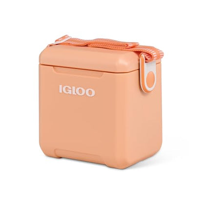 Igloo Apricot 11 Qt Tag-Along Too Strapped Picnic Style Cooler
