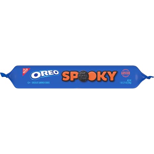 OREO Orange Creme Chocolate Sandwich Cookies, Limited Edition, Halloween Cookies, 18.71 oz