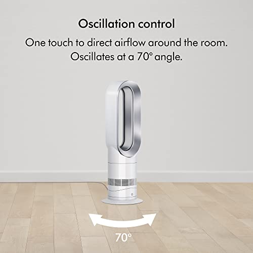 Dyson Hot+Cool™ AM09 Jet Focus heater and fan, White/Silver