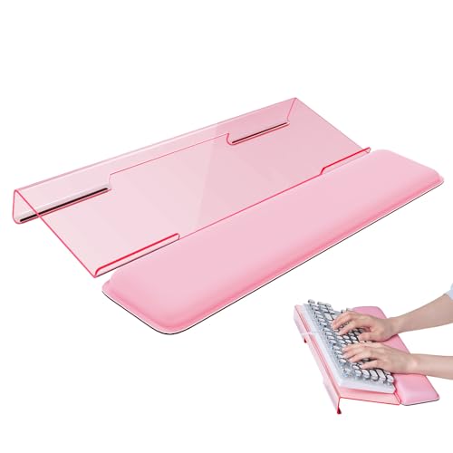 Laborio Computer Keyboard Wrist Rest, Keyboard Riser Stand for Desktop