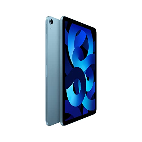 Apple iPad Air (5th Generation): with M1 chip, 10.9-inch Liquid Retina Display, 256GB, Wi-Fi 6, 12MP front/12MP Back Camera, Touch ID, All-Day Battery Life – Blue