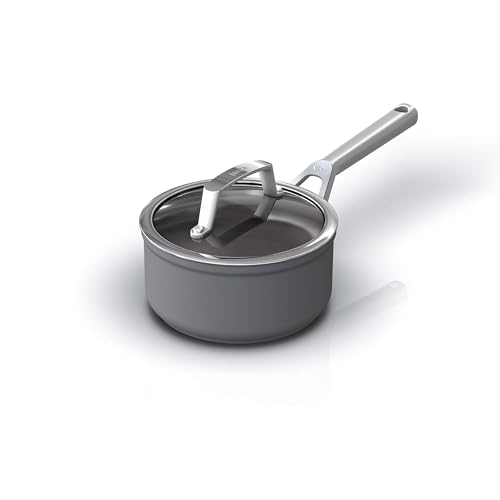 Ninja, Cookware, 12-Piece Cookware Set, Fry Pan, Sauce Pan, Sauté Pan, Glass Lid, Stock Pot, Foodi NeverStick Premium, Hard-Anodized, Nonstick, Oven Safe, Durable Pans, Slate Grey, C39800
