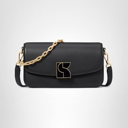 kate spade new york Dakota Smooth Leather Small Crossbody, Black