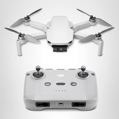 DJI Mini 4K, Drone with 4K UHD Camera for Adults, Under 249 g, 3-Axis Gimbal Stabilization, 10km Video Transmission, Auto Return, Wind Resistance, 1 Battery for 31-Min Max Flight Time