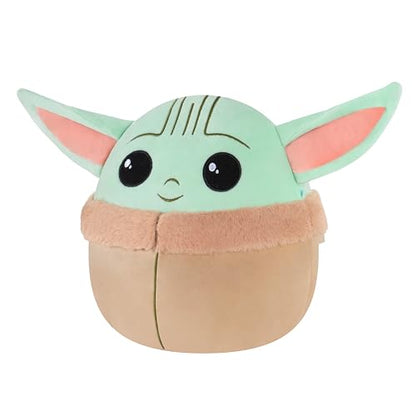 Squishmallows Original 12in “Star Wars” Grogu Plush (Medium-Sized)