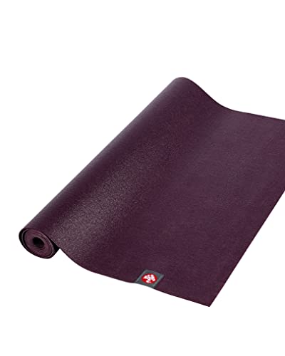 Manduka eKO Superlite Yoga Mat for Travel - Lightweight, Easy to Roll and Fold, Durable, Non Slip Grip, 1.5mm Thick, 71 Inch, Acai Purple, 71" x 24"