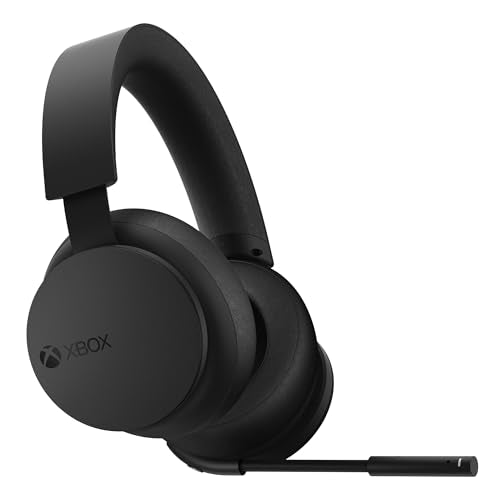 Xbox Wireless Gaming Headset | Carbon Black | Over Ear Headphones | Spatial Audio with Dolby Atmos | Console, PC, and Android