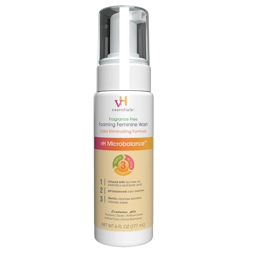 vH essentials Foaming Feminine Wash, Fragrance Free, 6 fl oz