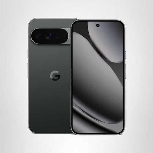 Google Pixel 10 Pro XL - Unlocked Android Smartphone - Gemini AI Assistant, Triple Rear Camera System, Fast-Charging 24+ Hour Battery, and 6.8" Super Actua Display - Obsidian - 256 GB (2025 Model)