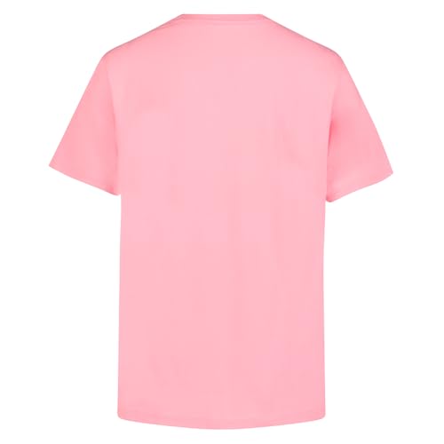 Messi Boys' Lifestyle Short Sleeve T-Shirt, Standard Fit Graphic Tee, Cotton Blend Fabric, Candy Pink